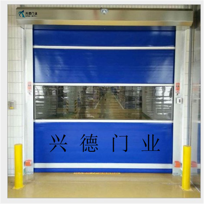 興德門眾多企業(yè)廠房選擇，只因快硬質(zhì)快速門的人性化